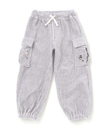 SLAP SLIP（スラップスリップ）の「ロケット＆ロボットポケット刺しゅうニットコールカーゴパンツ(80~130cm)（カーゴパンツ）」