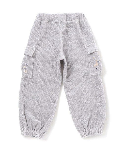 SLAP SLIP（スラップスリップ）の「ロケット＆ロボットポケット刺しゅうニットコールカーゴパンツ(80~130cm)（カーゴパンツ・キッズ・ブラック/グレー・80ｃｍ/120cm/130cm/110cm/100cm/90cm）」の8枚目の写真