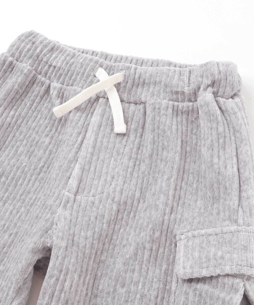 SLAP SLIP（スラップスリップ）の「ロケット＆ロボットポケット刺しゅうニットコールカーゴパンツ(80~130cm)（カーゴパンツ・キッズ・ブラック/グレー・80ｃｍ/120cm/130cm/110cm/100cm/90cm）」の9枚目の写真