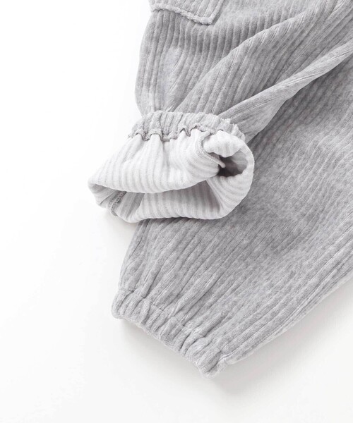 SLAP SLIP（スラップスリップ）の「ロケット＆ロボットポケット刺しゅうニットコールカーゴパンツ(80~130cm)（カーゴパンツ・キッズ・ブラック/グレー・80ｃｍ/120cm/130cm/110cm/100cm/90cm）」の13枚目の写真