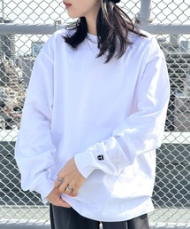 NEWTRAL（ニュートラル）の「NEWTRAL(ニュートラル)/212 9.8oz Super Heavy Emblem LS T/サイズ展開多数 コットン 無地 スーパーヘビーロンT（Tシャツ/カットソー）」