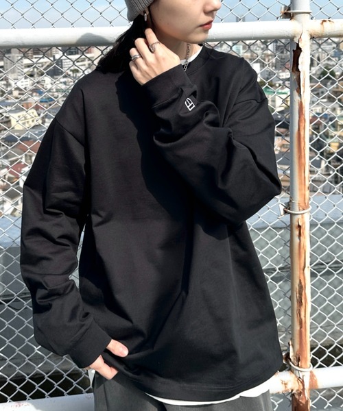 NEWTRAL PRODUCTS(ニュートラルプロダクツ)の「NEWTRAL(ニュートラル)/212 9.8oz Super Heavy Emblem LS T/サイズ展開多数 コットン 無地 スーパーヘビーロンT(Tシャツ/カットソー・レディース・ブラック/グレー/ネイビー/ホワイト・S/M/L/XL/XXL)」の22枚目の写真