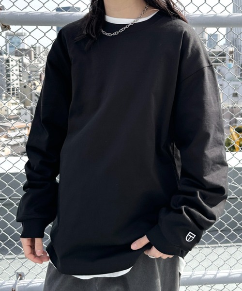 NEWTRAL PRODUCTS(ニュートラルプロダクツ)の「NEWTRAL(ニュートラル)/212 9.8oz Super Heavy Emblem LS T/サイズ展開多数 コットン 無地 スーパーヘビーロンT(Tシャツ/カットソー・レディース・ブラック/グレー/ネイビー/ホワイト・S/M/L/XL/XXL)」の20枚目の写真