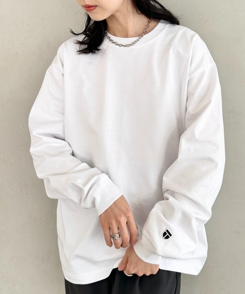 NEWTRAL PRODUCTS(ニュートラルプロダクツ)の「NEWTRAL(ニュートラル)/212 9.8oz Super Heavy Emblem LS T/サイズ展開多数 コットン 無地 スーパーヘビーロンT(Tシャツ/カットソー・レディース・ブラック/グレー/ネイビー/ホワイト・S/M/L/XL/XXL)」の14枚目の写真