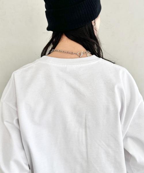 NEWTRAL PRODUCTS(ニュートラルプロダクツ)の「NEWTRAL(ニュートラル)/212 9.8oz Super Heavy Emblem LS T/サイズ展開多数 コットン 無地 スーパーヘビーロンT(Tシャツ/カットソー・レディース・ブラック/グレー/ネイビー/ホワイト・S/M/L/XL/XXL)」の18枚目の写真