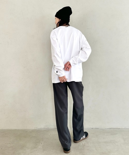 NEWTRAL PRODUCTS(ニュートラルプロダクツ)の「NEWTRAL(ニュートラル)/212 9.8oz Super Heavy Emblem LS T/サイズ展開多数 コットン 無地 スーパーヘビーロンT(Tシャツ/カットソー・レディース・ブラック/グレー/ネイビー/ホワイト・S/M/L/XL/XXL)」の19枚目の写真