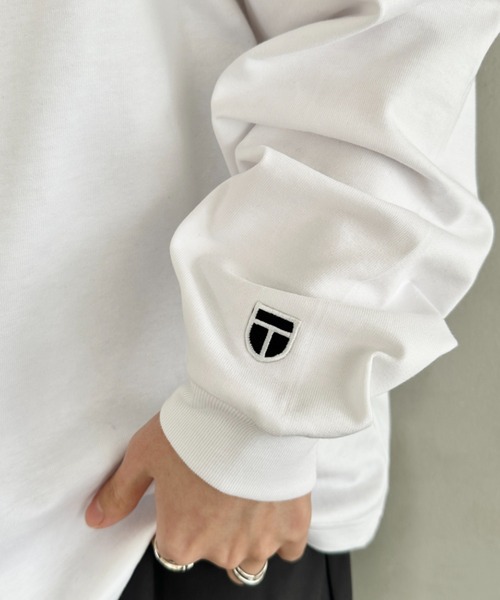 NEWTRAL PRODUCTS(ニュートラルプロダクツ)の「NEWTRAL(ニュートラル)/212 9.8oz Super Heavy Emblem LS T/サイズ展開多数 コットン 無地 スーパーヘビーロンT(Tシャツ/カットソー・レディース・ブラック/グレー/ネイビー/ホワイト・S/M/L/XL/XXL)」の11枚目の写真