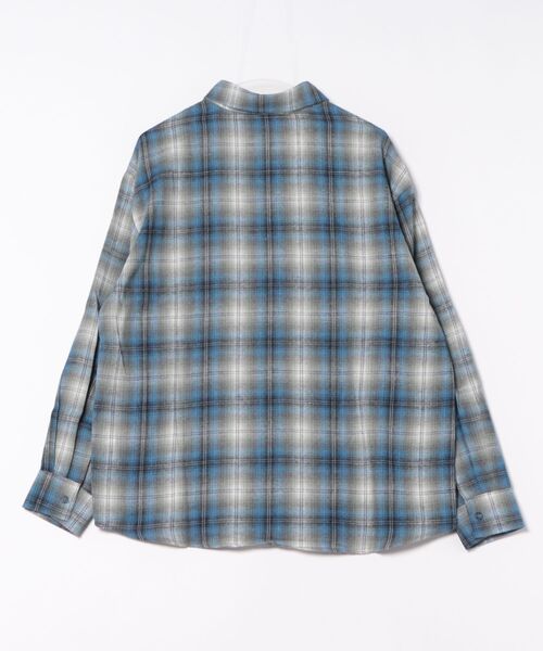 Figments（フィグメンツ）の「OLDチェックビッグシャツ（シャツ/ブラウス・レディース・ブルー/レッド系その他・FREE）」の15枚目の写真