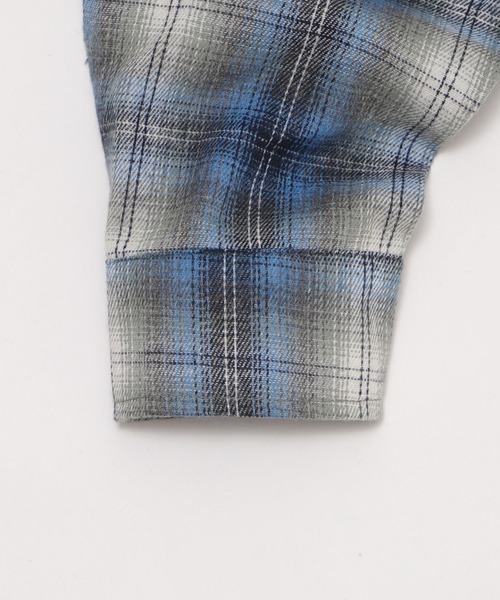 Figments（フィグメンツ）の「OLDチェックビッグシャツ（シャツ/ブラウス・レディース・ブルー/レッド系その他・FREE）」の10枚目の写真