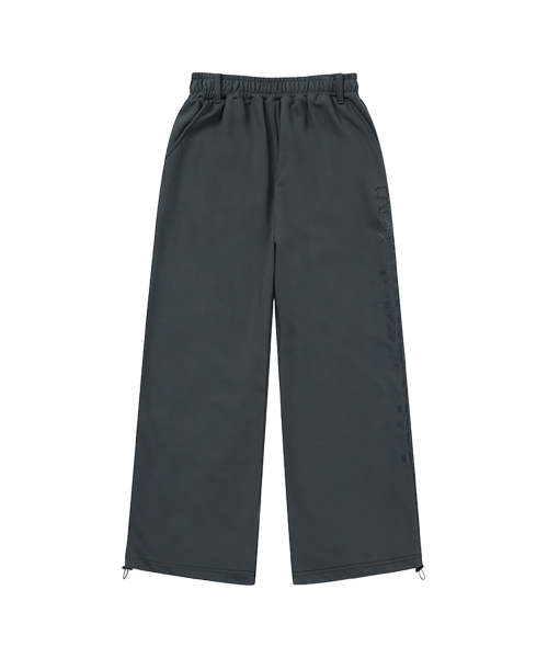 GILAARCHIVE（ギラアーカイブ）の「SIDE CROSS LOGO SWEATPANTS_CHARCOAL（スウェットパンツ・レディース・チャコール・FREE）」の8枚目の写真