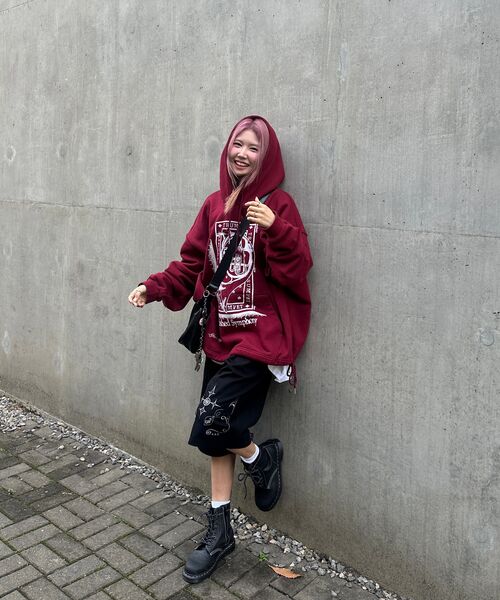 GAKKAI UNIONS(ガッカイユニオンズ)の「ホルス刺繍バミューダパンツブラック(その他パンツ・レディース・その他・SMALL/MEDIUM/LARGE/X-LARGE)」の10枚目の写真