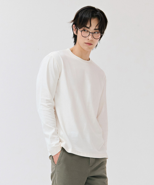 CHASECULT（チェイスカルト）の「男性変形組織Tシャツ-アイボリー（Tシャツ/カットソー・メンズ・アイボリー・100/110/95/105）」の3枚目の写真