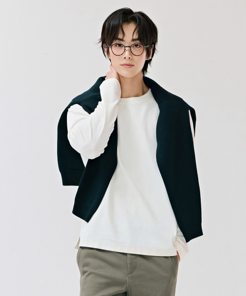 CHASECULT（チェイスカルト）の「男性変形組織Tシャツ-アイボリー（Tシャツ/カットソー・メンズ・アイボリー・100/110/95/105）」の5枚目の写真