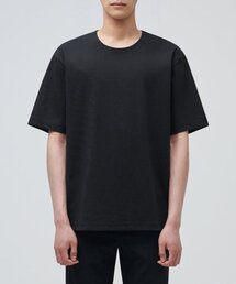 フォンテリラックスフィットクルーネックTシャツ[ブラック]