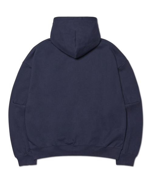 NOMANUAL(NOMANUAL)の「R.V CHAIN STITCHED HOODED ZIP-UP - DARK NAVY(パーカー・レディース・その他・LARGE/X-LARGE/SMALL/MEDIUM)」の2枚目の写真