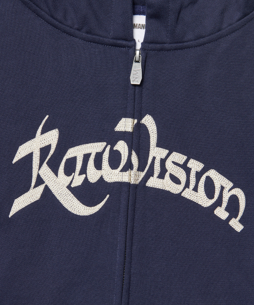 NOMANUAL(NOMANUAL)の「R.V CHAIN STITCHED HOODED ZIP-UP - DARK NAVY(パーカー・レディース・その他・LARGE/X-LARGE/SMALL/MEDIUM)」の5枚目の写真