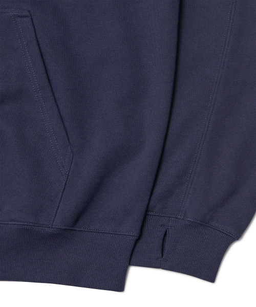 NOMANUAL(NOMANUAL)の「R.V CHAIN STITCHED HOODED ZIP-UP - DARK NAVY(パーカー・レディース・その他・LARGE/X-LARGE/SMALL/MEDIUM)」の6枚目の写真