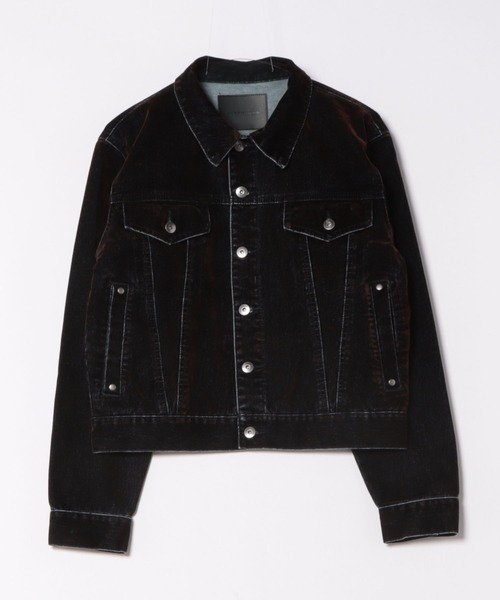 ANDER HUNK（アンダーハンク）の「Overdyed Flocky Denim Jacket / オーバーダイフロッキーデニムジャケット（デニムジャケット・メンズ・ダークインディゴブルー/ブラック系・LARGE/MEDIUM/SMALL）」の16枚目の写真