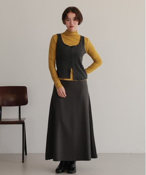 attiree（アティレー）の「【SET ITEM】タンクトップ　長袖カットソーセット（Tシャツ/カットソー・レディース・イエロー×グリーン/ブラック/ホワイト/グレー・MEDIUM）」の13枚目の写真
