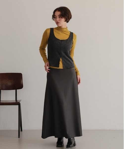 attiree（アティレー）の「【SET ITEM】タンクトップ　長袖カットソーセット（Tシャツ/カットソー・レディース・イエロー×グリーン/ブラック/ホワイト/グレー・MEDIUM）」の14枚目の写真
