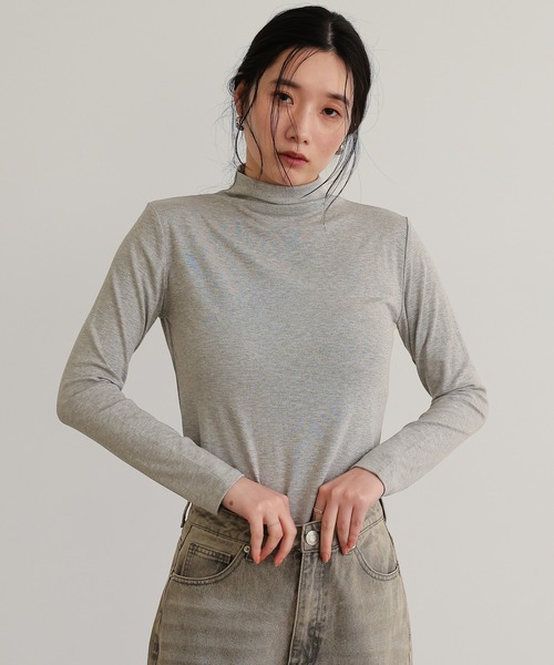 attiree（アティレー）の「【SET ITEM】タンクトップ　長袖カットソーセット（Tシャツ/カットソー・レディース・イエロー×グリーン/ブラック/ホワイト/グレー・MEDIUM）」の21枚目の写真