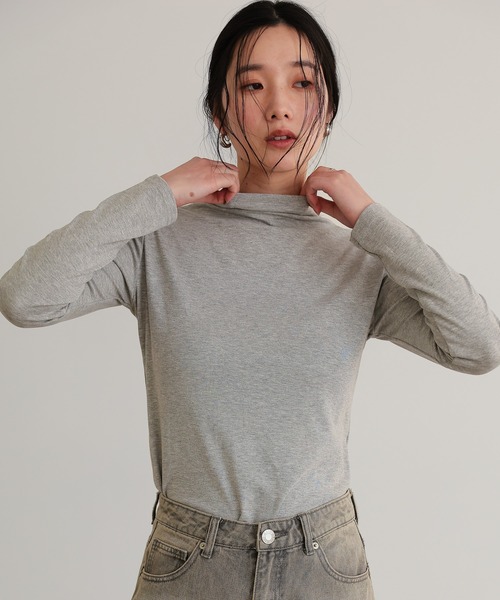 attiree（アティレー）の「【SET ITEM】タンクトップ　長袖カットソーセット（Tシャツ/カットソー・レディース・イエロー×グリーン/ブラック/ホワイト/グレー・MEDIUM）」の22枚目の写真