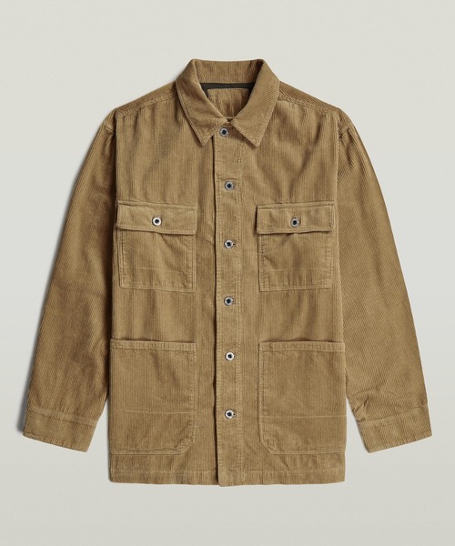 G-STAR（ジースター）の「CHORE JACKET/チョアジャケット/ヴィンテージライクウォッシュド加工コーデュロイカバーオール（カバーオール・メンズ・ベージュ系その他・SMALL/MEDIUM/LARGE/X-LARGE）」の6枚目の写真