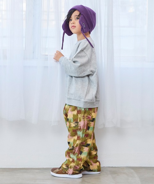 MARKEY'S（マーキーズ）の「ゴブラン織イージーパンツ（その他パンツ・キッズ・グリーン/グレー・90/100/110/120/130/140/150）」の4枚目の写真