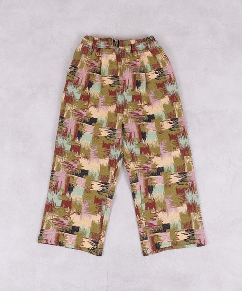 MARKEY'S（マーキーズ）の「ゴブラン織イージーパンツ（その他パンツ・キッズ・グリーン/グレー・90/100/110/120/130/140/150）」の3枚目の写真