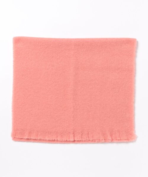 macocca（マコッカ）の「ブークレシャギー無地ストール（ストール/ショール・レディース・ライトグレー/ピンク/モカ/ミント/オレンジ/イエロー/ブルーグレー/アイボリー/チャコールグレー/ブルー・FREE）」の10枚目の写真