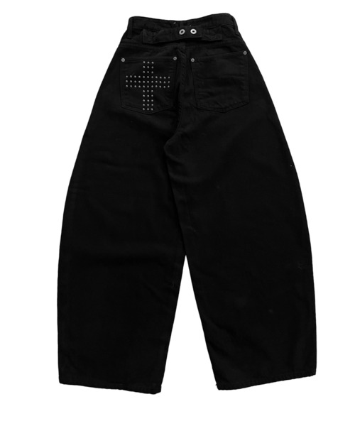 THEAIRTOWN(ジエアタウン)の「fancy cross strap cotton pt(その他パンツ・レディース・ブラック・LARGE/MEDIUM/SMALL)」の11枚目の写真