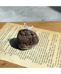 tone（トーン）の「【musk】チョコレートカラーのストーンキャンドル(MA)（キャンドル）」