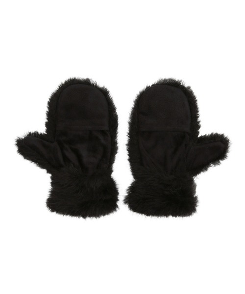 マリークワント　エコファーグローブ　ブラック エコロングファー グローブ（手袋）｜MARY QUANT（マリークワント）の