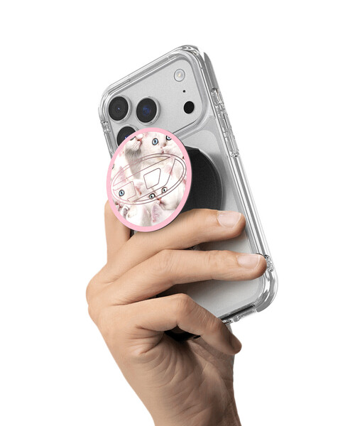 DIESEL(ディーゼル)の「DIESEL グリップスタンド UNIVERSAL DP0983(スマホグッズ・メンズ・その他・UNI)」の4枚目の写真