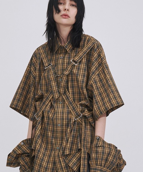 UNISEX】PARASHUTE 2WAY CHECK SHIRTS/パラシュート2WAYチェックシャツ