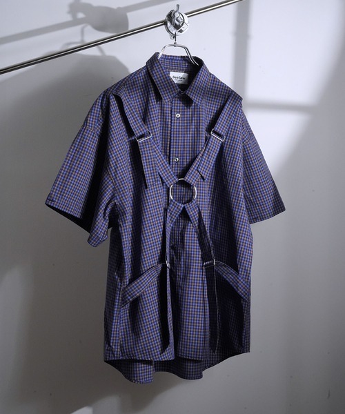 SeeSew(シーソー)の「【UNISEX】PARASHUTE 2WAY CHECK SHIRTS/パラシュート2WAYチェックシャツ(シャツ/ブラウス・メンズ・イエロー/ブルー・M/L)」の15枚目の写真