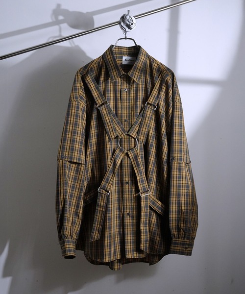 SeeSew（シーソー）の「【UNISEX】PARASHUTE 2WAY CHECK SHIRTS