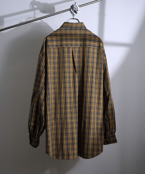 SeeSew（シーソー）の「【UNISEX】PARASHUTE 2WAY CHECK SHIRTS