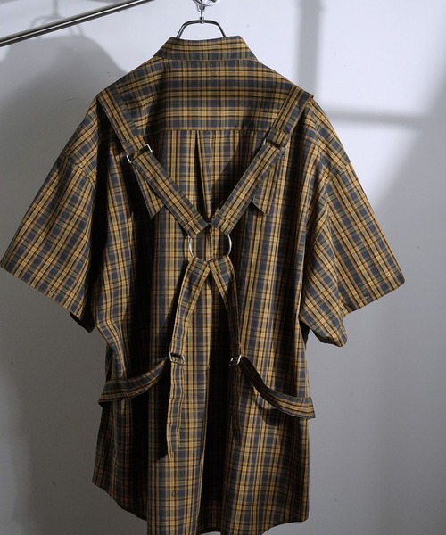 UNISEX】PARASHUTE 2WAY CHECK SHIRTS/パラシュート2WAYチェックシャツ UNISEX】PARASHUTE 2WAY CHECK SHIRTS/パラシュート2WAYチェックシャツ