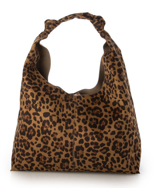 cache cache（カシュ カシュ）の「カシュカシュ cachechche / ノットディテールPUワンショルダー（ショルダーバッグ・レディース・シルバー系その他/パイソン/ベージュ系その他/レオパード/ブラック/シルバー・FREE）」の5枚目の写真