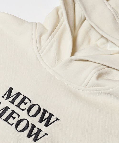 coca（coca）（コカ）の「キッズ　裏起毛ネコ耳ワンピース（ワンピース・キッズ・ブラック/アイボリー・130/140/150/120）」の14枚目の写真