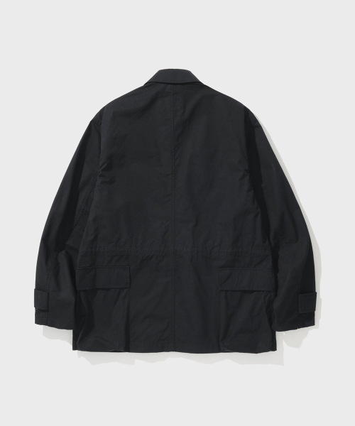 SHIRTER（シャーター）の「COTTON SILK NEP UTILITY JACKET (BLACK)（テーラードジャケット・メンズ・その他・MEDIUM/SMALL/LARGE）」の2枚目の写真