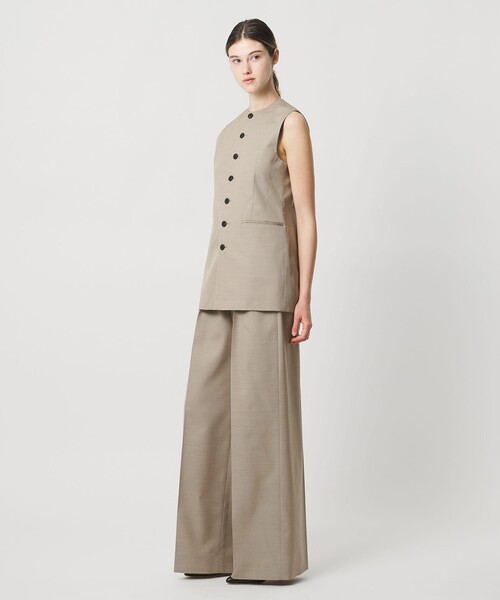 LOEFF（ロエフ）の「＜LOEFF＞ギャバジン バギー パンツ（その他パンツ・レディース・ナチュラル/ダークグレー・1/0/00）」の21枚目の写真