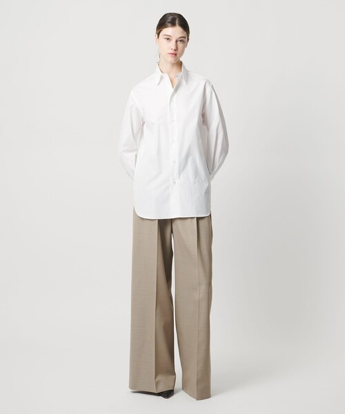 LOEFF（ロエフ）の「＜LOEFF＞ギャバジン バギー パンツ（その他パンツ・レディース・ナチュラル/ダークグレー・1/0/00）」の20枚目の写真