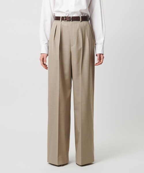 LOEFF（ロエフ）の「＜LOEFF＞ギャバジン バギー パンツ（その他パンツ・レディース・ナチュラル/ダークグレー・1/0/00）」の19枚目の写真