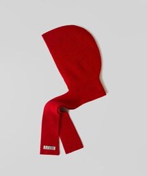 LEVAR（レバー）の「Wool Muffler Balaclava - Red（ニットキャップ/ビーニー）」