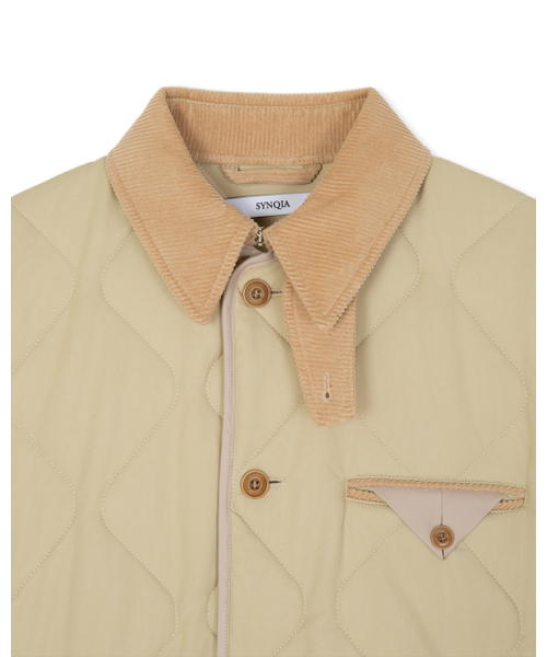 SYNQIA(シンキア)の「キルテッドヘリテージジャケットベージュ(その他アウター・メンズ・その他・SMALL/MEDIUM/LARGE)」の10枚目の写真
