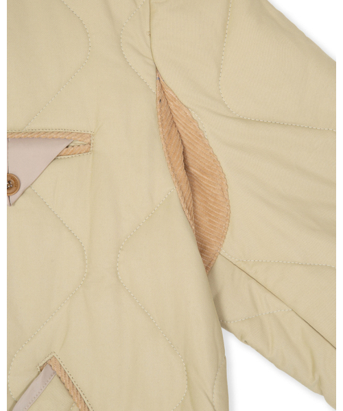 SYNQIA(シンキア)の「キルテッドヘリテージジャケットベージュ(その他アウター・メンズ・その他・SMALL/MEDIUM/LARGE)」の4枚目の写真