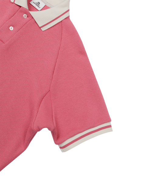 SUNDAY FRUIT MARKET(サンデーフルーツマーケット)の「W) CHERRY WAFFLE COLLAR TEE PINK(ポロシャツ・レディース・その他・SMALL/MEDIUM)」の5枚目の写真