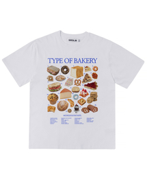 MATCHGLOBE（マッチグローブ）の「Type of Bakery Overfit Tee (White)（Tシャツ/カットソー）」